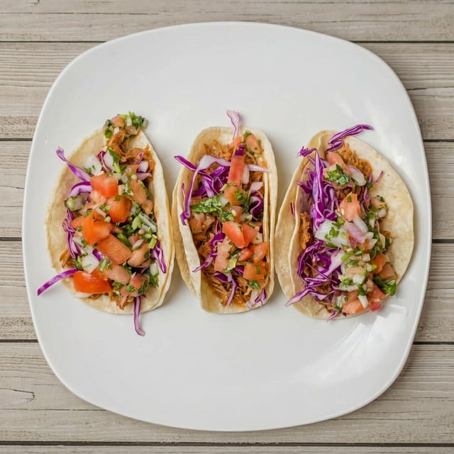 BBQ Carnitas Tacos.