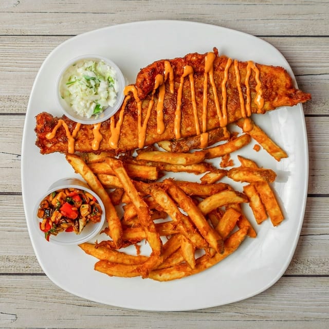 Fish and Chips.